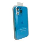 Чохол для смартфона Silicone Full Case AA Camera Protect for Apple iPhone 16 Pro Max 44,Light Blue