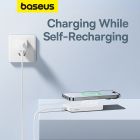 Зовнішній акумулятор Baseus Magnetic Mini Wireless Fast Charge Power Bank 5000mAh 20W Stellar White（With Simple Series Charging Cable Type-C to Typ
