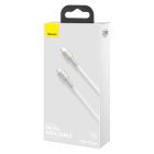 Кабель Baseus Cafule Series Metal Data Cable Type-C to Type-C 100W 2m White