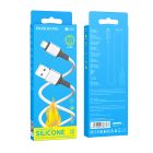 Кабель BOROFONE BX83 iP Famous silicone charging data cable White