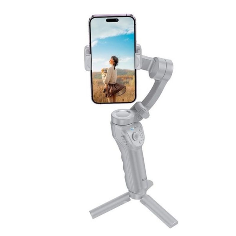 Триосьовий стабілізатор HOCO K24 Support 3-axis smart gimbal Gray