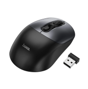 Маніпулятор миша HOCO GM28 2.4G business wireless mouse Black Metal Gray