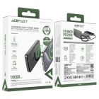 Зовнішній акумулятор ACEFAST M12 PD20W ultra-thin magnetic wireless charging power bank 10000mAh, Black