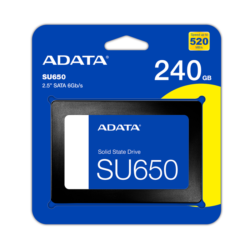 Накопичувач SSD ADATA Ultimate SU650 240GB 2.5" SATA III 3D NAND