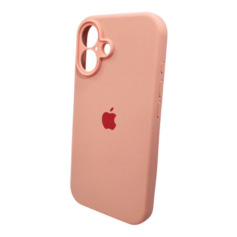 Чохол для смартфона Silicone Full Case AA Camera Protect for Apple iPhone 16 37,Grapefruit
