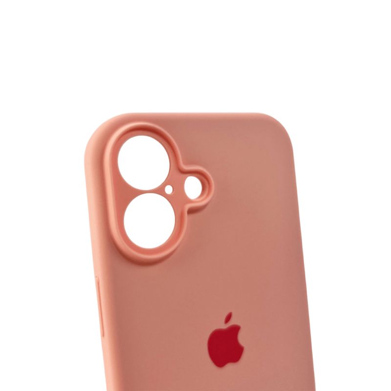 Чохол для смартфона Silicone Full Case AA Camera Protect for Apple iPhone 16 37,Grapefruit