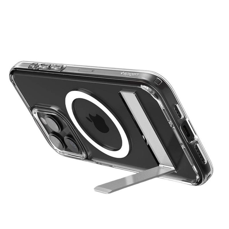 Чохол Spigen AAA Magnetic Clear Stand for Apple iPhone 13 Transparent