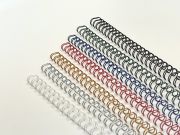 Пружини металеві wireMARK 6.4 мм, сині (100 шт.)