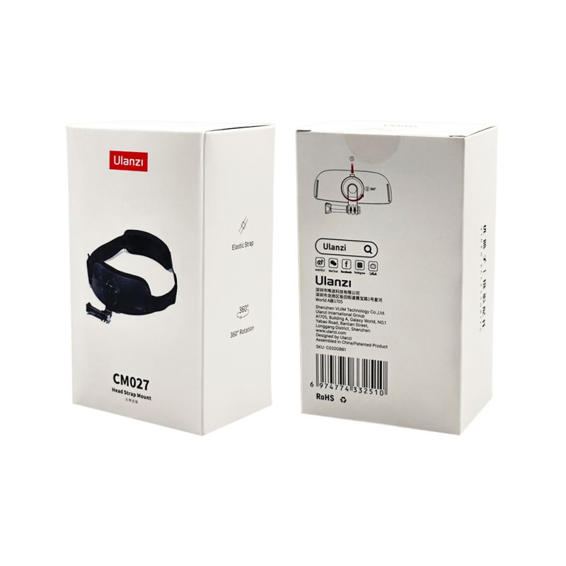 Кріплення Ulanzi Vijim CM027 Go-Quick II Head Strap Mount for GoPro and Phone (UV-C020GBB1 CM027)
