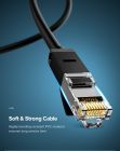 Кабель UGREEN NW102 Cat 6 U/UTP Lan Cable 3m (Black)(UGR-20161)