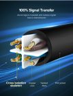 Кабель UGREEN NW102 Cat 6 U/UTP Lan Cable 3m (Black)(UGR-20161)