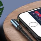 Аудіокабель UGREEN 3.5mm Male to 3.5mm Male Cable Gold Plated Metal Case with Braid 1m (Blue Black)