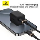 Кабель Baseus Dura Series Fast Charging Cable USB to Type-C 60W 2m Gold+Black