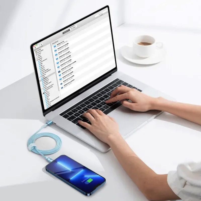 Кабель Baseus Gem Fast-Charging Data Cable USB-C to iP 20W 2m Galaxy Blue