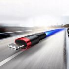 Кабель Baseus Cafule Cable USB For Lightning 1.5A 2m Red+Black
