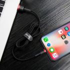 Кабель Baseus Cafule Cable USB For Lightning 1.5A 2m Red+Black