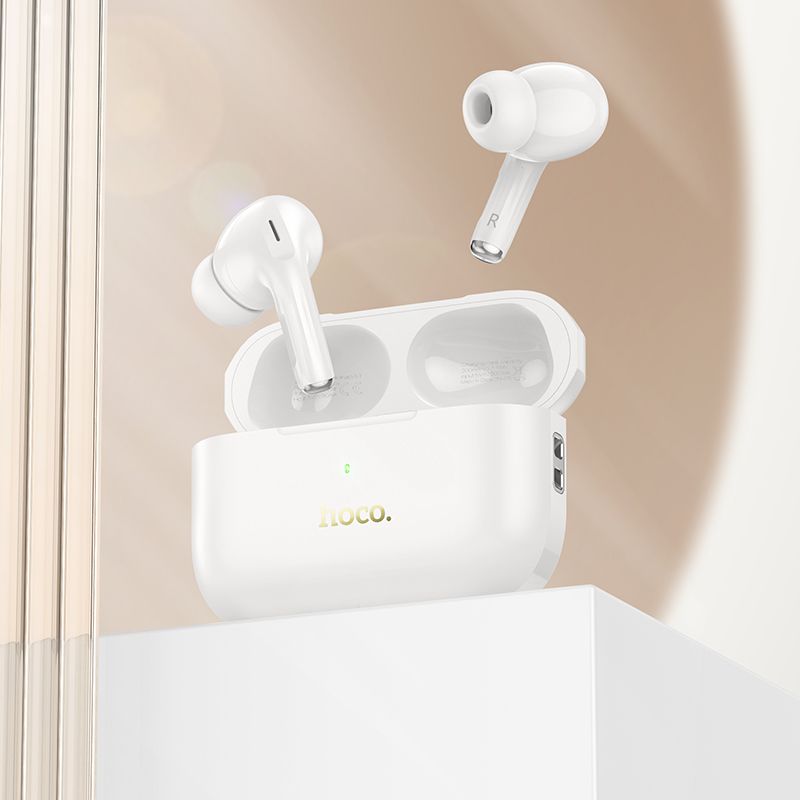 Бездротові навушники HOCO EW56 Plus Generoso true wireless ANC noise reduction BT headset White