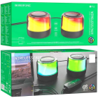 Портативна колонка BOROFONE BP12 Colorful BT wired 2-in-1 computer speaker Black