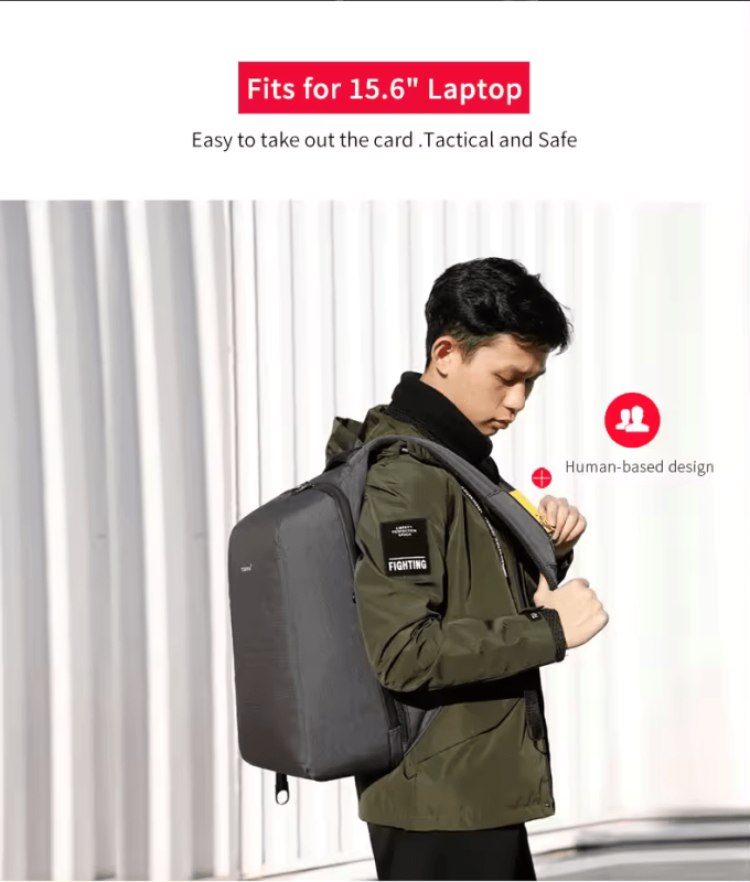 Рюкзак Tigernu T-B3361 15.6" Grey