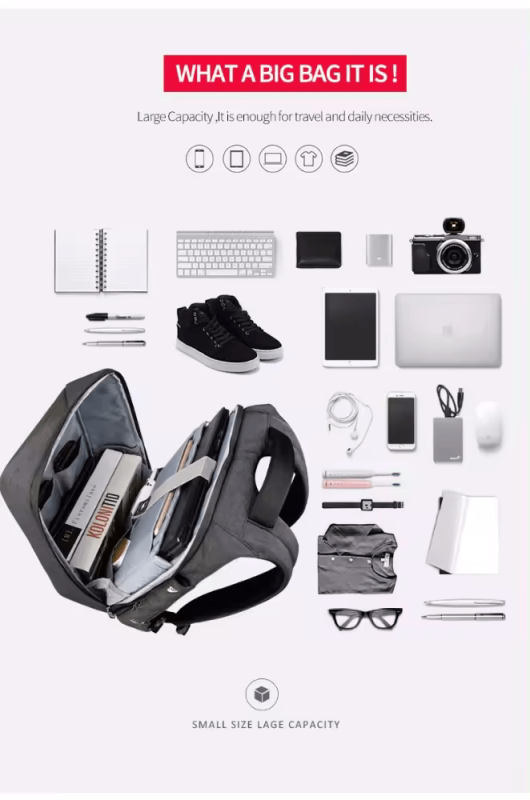 Рюкзак Tigernu T-B3361 15.6" Grey