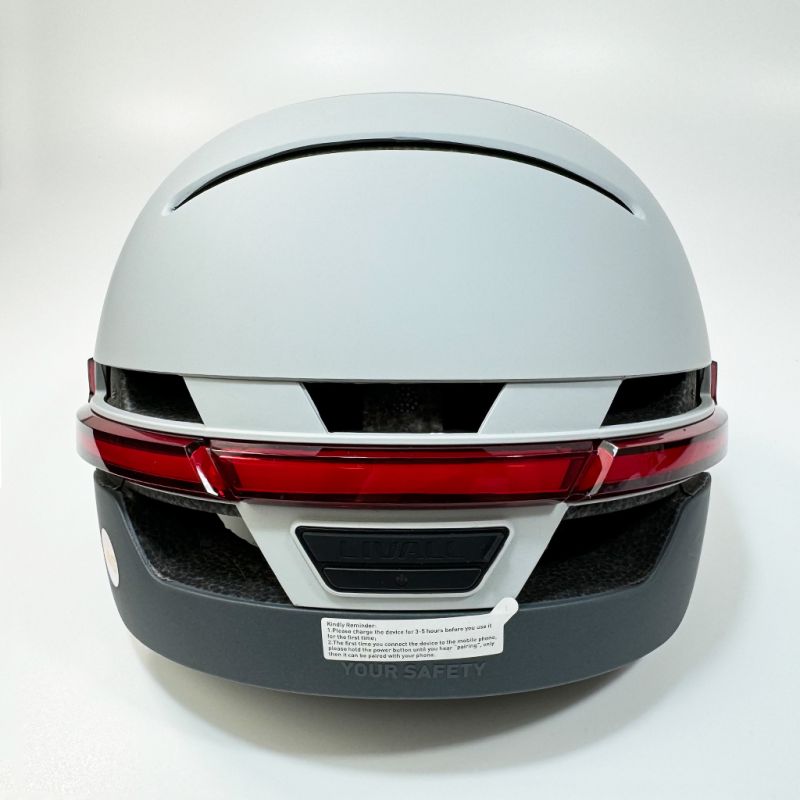 Захисний шолом Livall BH51M NEO (L) Sandstone Grey (57-61см), акустика, мікрофон, сигнали поворотів та стопів, додаток, пульт BR80, Bluetooth