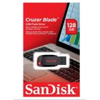 Флеш-накопичувач SanDisk USB 2.0 Cruzer Blade 128Gb Black/Red