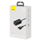 Мережевий зарядний пристрій Baseus GaN3 Pro Desktop Fast Charger 2U+2C 100W EU Black
