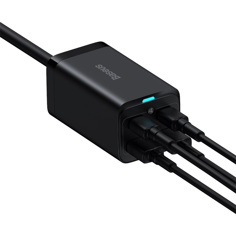 Мережевий зарядний пристрій Baseus GaN3 Pro Desktop Fast Charger 2U+2C 100W EU Black