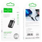 Адаптер HOCO UA17 iP Male to Type-C female USB2.0 adapter Black