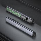 Паркувальна карта BOROFONE FC3 Ronny can hidden parking sign Black Metal Gray