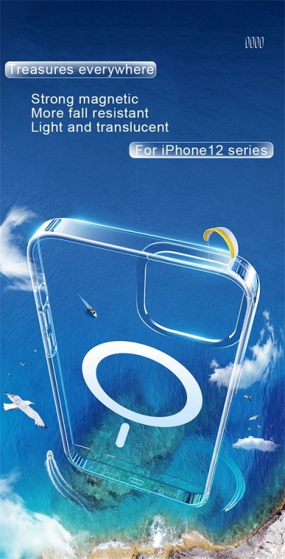 Чохол Cosmic Acrylic MagSafe HQ for Apple iPhone 15 Pro Transparent