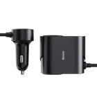 Автомобільний зарядний пристрій Baseus High Efficiency Pro 1-for-2 Car Cigarette Lighter 30W Cosmic Black