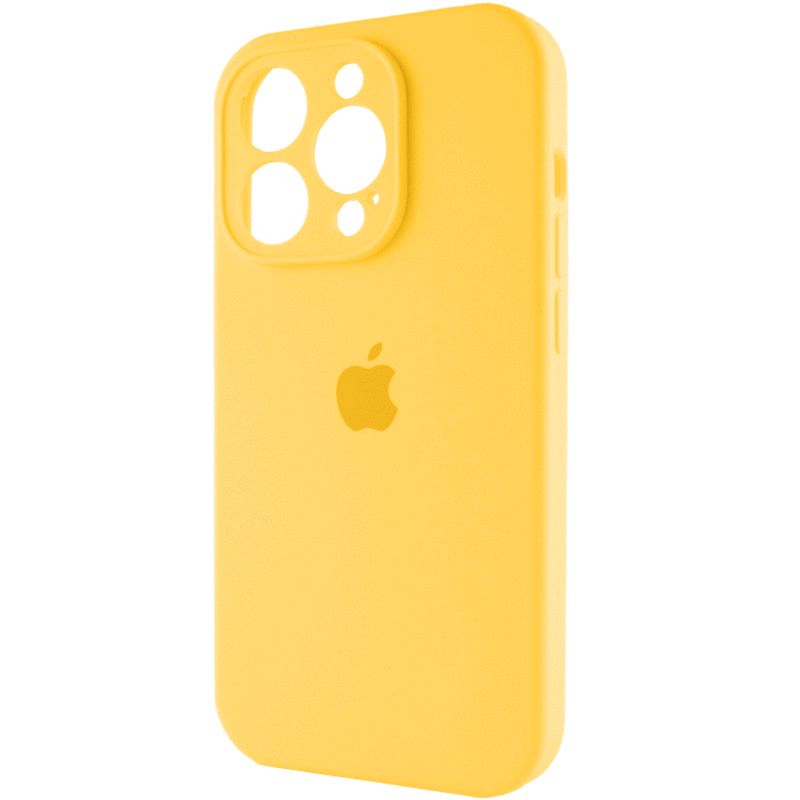 Чохол для смартфона Silicone Full Case AA Camera Protect for Apple iPhone 15 Pro 56,Sunny Yellow