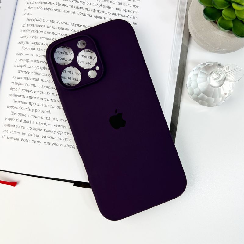 Чохол для смартфона Silicone Full Case AA Camera Protect for Apple iPhone 16 Pro 59,Berry Purple