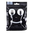 Кабель HOCO X13 USB to iP 2.4A, 1m, PVC, PVC connectors, Black