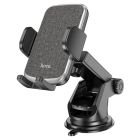 Автотримач для телефона HOCO CA95 Polaris push-type telescopic suction cup car holder Black