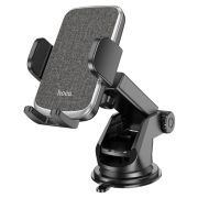 Автотримач для телефона HOCO CA95 Polaris push-type telescopic suction cup car holder Black