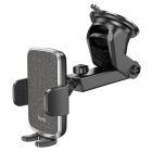 Автотримач для телефона HOCO CA95 Polaris push-type telescopic suction cup car holder Black