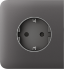 Бічна панель для вбудованої розетки Ajax SideCover (basic) Grey