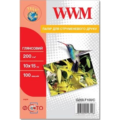 Фотопапір WWM 10x15 (G200.F100 / G200.F100/C)