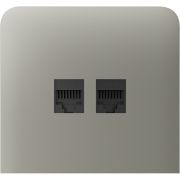 Бічна панель для вбудованої інтернет-розетки Ajax SideCover (LAN) vertical Olive (126226.319.OL)