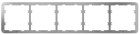 Рамка для 5-х вимикачів/розеток Ajax Frame (5 seats)