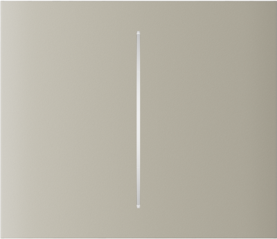 Центральна кнопка для двоклавішного вимикача Ajax CenterButton (2-gang) vertical Ivory