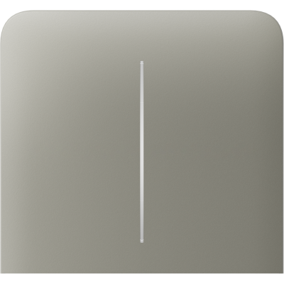 Бічна кнопка для двоклавішного вимикача Ajax SideButton (2-gang) vertical Olive
