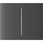 Центральна кнопка для двоклавішного вимикача Ajax CenterButton (2-gang) vertical Grey