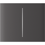Центральна кнопка для двоклавішного вимикача Ajax CenterButton (2-gang) vertical Grey