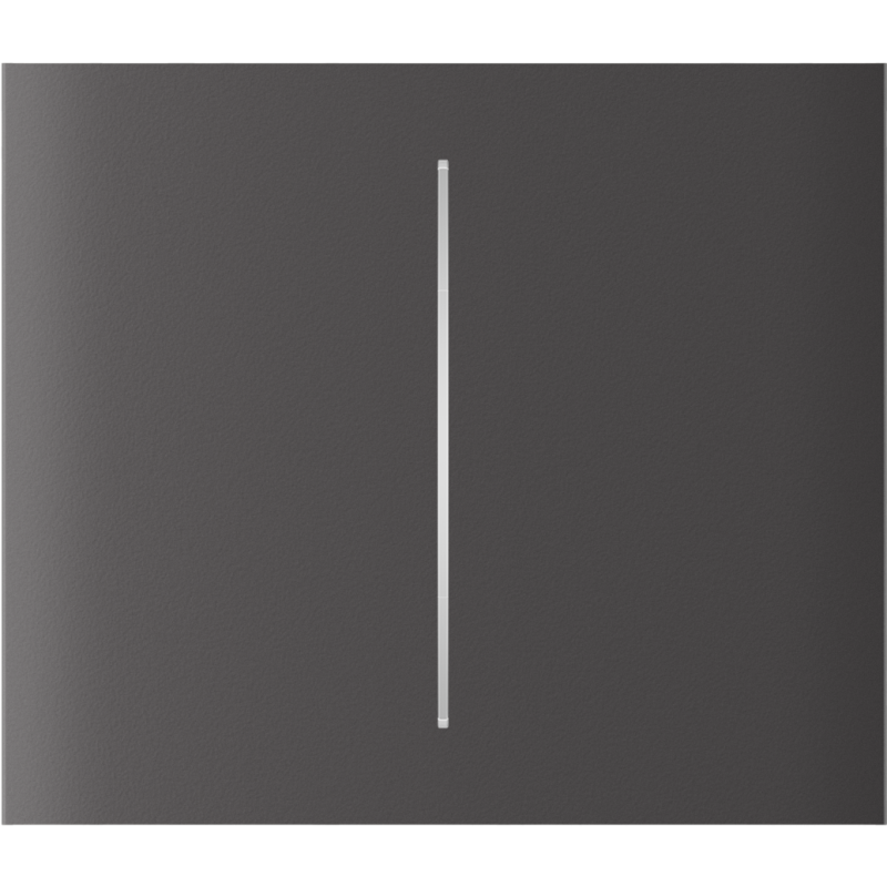 Центральна кнопка для двоклавішного вимикача Ajax CenterButton (2-gang) vertical Grey