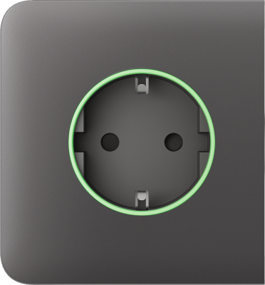 Бічна панель для вбудованої розетки Ajax SideCover (smart) Gray