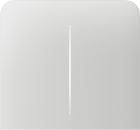 Бічна кнопка для двоклавішного вимикача Ajax SideButton (2-gang) vertical White