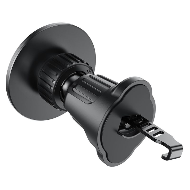 Автотримач для телефона HOCO H12 Fine jade ring magnetic car holder(air outlet) Black